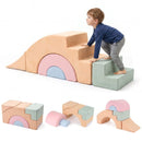5-Piece Foam Climbing Set with Arches and Steps – Multicolour