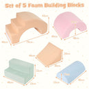 5-Piece Foam Climbing Set with Arches and Steps – Multicolour