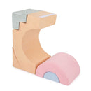 5-Piece Foam Climbing Set with Arches and Steps – Multicolour