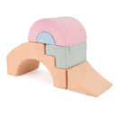 5-Piece Foam Climbing Set with Arches and Steps – Multicolour