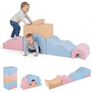 6-Piece Foam Climbing Set with Bridge and Arches – Multicolour