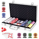 300-Piece Poker Chip Set with Carry Case – Silver