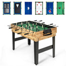 10-in-1 Multi-Game Table with Foosball – Multicolour