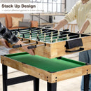 10-in-1 Multi-Game Table with Foosball – Multicolour