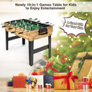 10-in-1 Multi-Game Table with Foosball – Multicolour