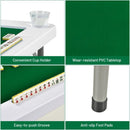 Folding Mahjong Table with Cup Holders – Green and White