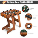 Folding Foosball Table with Two Balls – Brown