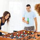 Folding Foosball Table with Two Balls – Brown