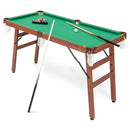138 cm Folding Pool Table with Accessories – Green