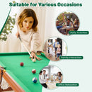 138 cm Folding Pool Table with Accessories – Green