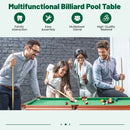 138 cm Folding Pool Table with Accessories – Green