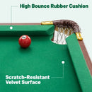 138 cm Folding Pool Table with Accessories – Green
