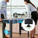 Freestanding Foosball Table with Two Footballs – Black