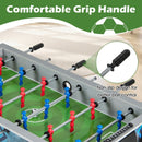 Freestanding Foosball Table with Two Footballs – Black