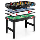 4-in-1 Foosball and Multi-Game Table – Black