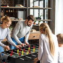 4-in-1 Foosball and Multi-Game Table – Black