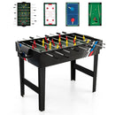 4-in-1 Foosball and Multi-Game Table – Black