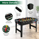 4-in-1 Foosball and Multi-Game Table – Black