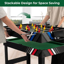 4-in-1 Foosball and Multi-Game Table – Black