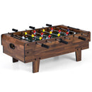 4-in-1 Tabletop Game Set with Foosball and Billiards – Natural