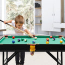 122 cm Folding Pool Table with Accessories – Green