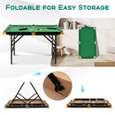 122 cm Folding Pool Table with Accessories – Green