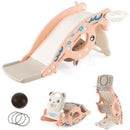 Convertible Toddler Slide and Rocking Toy – Pink – Pink