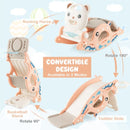 Convertible Toddler Slide and Rocking Toy – Pink – Pink