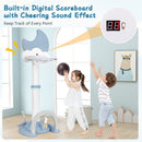 4-in-1 Kids Sports Centre with Electronic Scoreboard – Blue