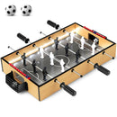 Mini Tabletop Foosball Game with LED Lights – Natural