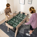 Freestanding Foosball Table with Bead Scorers – Natural