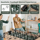 Freestanding Foosball Table with Bead Scorers – Natural