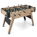 Freestanding Foosball Table with Bead Scorers – Natural