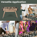 Freestanding Foosball Table with Bead Scorers – Natural