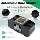 300-Piece Poker Chip Set with Card Shuffler – Black