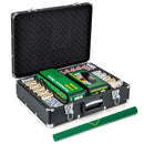 600-Piece Poker Chip Set with Card Shuffler – Black