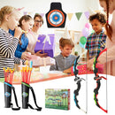 Kids Light-Up Archery Toy Set with Two Bows – Blue and Green
