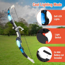 Kids Light-Up Archery Toy Set with Two Bows – Blue and Green