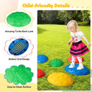 8-Piece Turtle Kids Balance Stepping Stones – Colourful