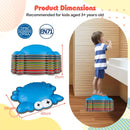 9-Piece Crab Kids Balance Stepping Stones – Colourful