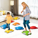 9-Piece Crab Kids Balance Stepping Stones – Colourful