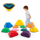 11-Piece Heart Kids Balance Stepping Stones – Colourful