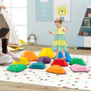 11-Piece Heart Kids Balance Stepping Stones – Colourful