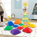 11-Piece Varied-Height Kids Balance Stepping Stones – Multicolour