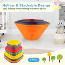 11-Piece Varied-Height Kids Balance Stepping Stones – Multicolour