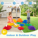 11-Piece Varied-Height Kids Balance Stepping Stones – Multicolour