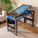 10-in-1 Multi-Game Table with Basketball and Archery – Blue