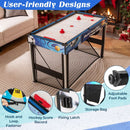 10-in-1 Multi-Game Table with Basketball and Archery – Blue