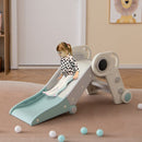 Compact Folding Toddler Slide – Blue