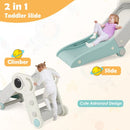 Compact Folding Toddler Slide – Blue
